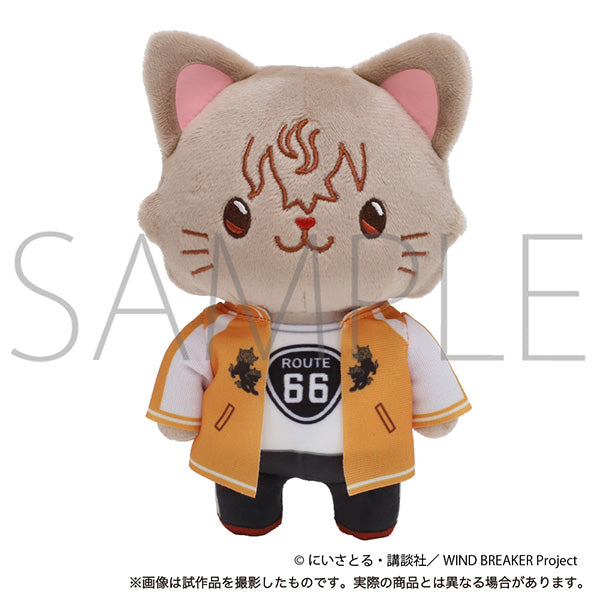 (Goods - Key Chain) WIND BREAKER withCAT Plush With Eye Mask Key Chain Choji Tomiyama