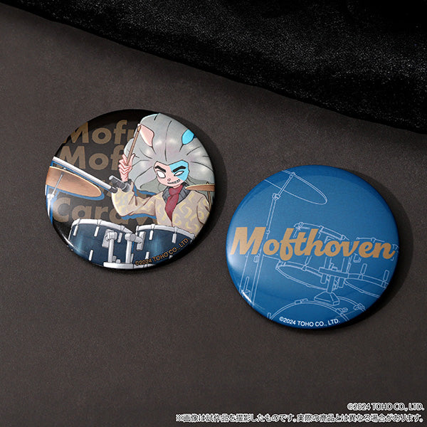 (Goods - Badge) Mofu Mofu Music Caravan Button Badge Set Mofthoven