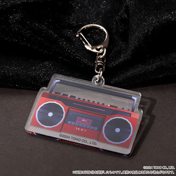 (Goods - Key Chain) Mofu Mofu Music Caravan Radio Cassette Player Key Chain