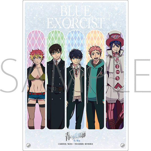 (Goods - Ornament) Blue Exorcist: Beyond the Snow Acrylic Art Panel