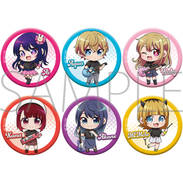 (1BOX=6)(Goods - Badge) Oshi no Ko Chara Badge Collection