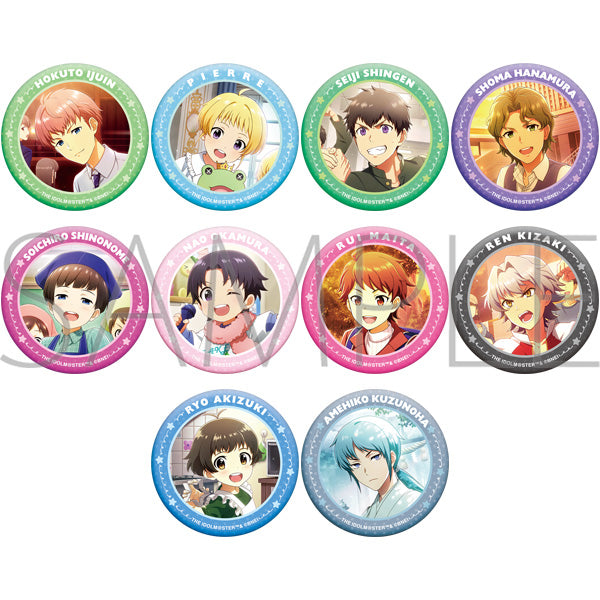 (1BOX=10)(Goods - Badge) THE IDOLM@STER SideM Remembrance Shot Chara Badge Collection Vol.3