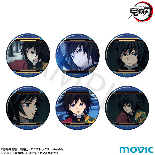 (1BOX=6)(Goods - Badge) Demon Slayer: Kimetsu no Yaiba Oshi Taishi Badge Collection Giyu Tomioka