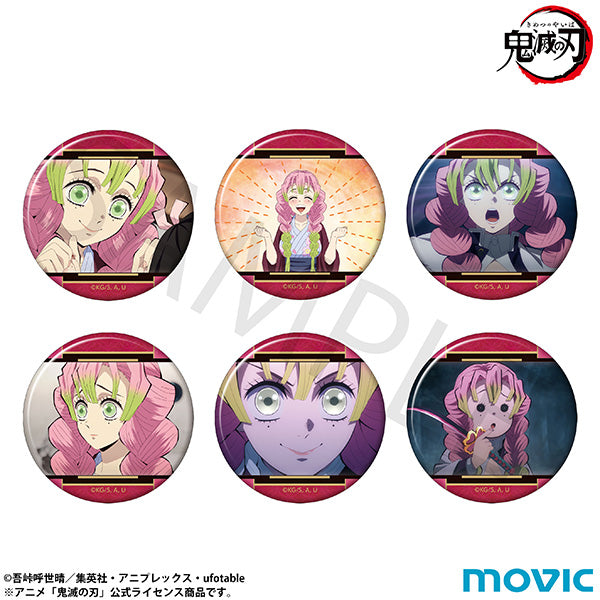 (1BOX=6)(Goods - Badge) Demon Slayer: Kimetsu no Yaiba Oshi Taishi Badge Collection Mitsuri Kanroji