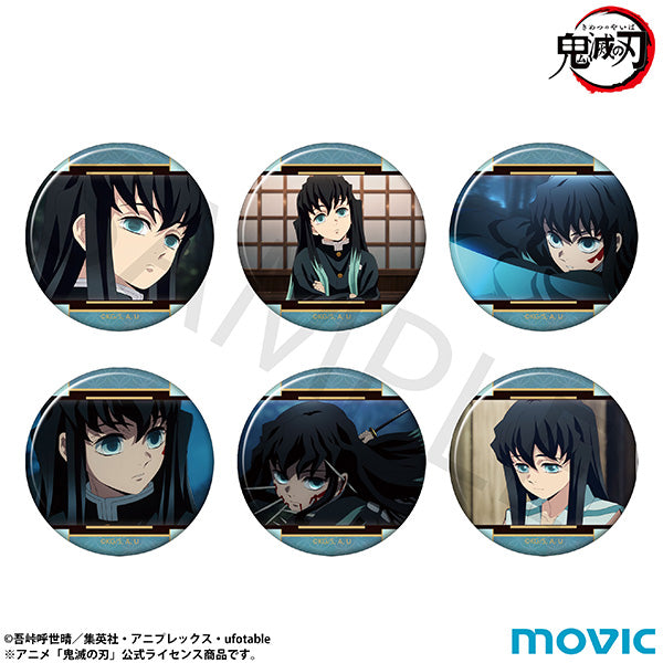 (1BOX=6)(Goods - Badge) Demon Slayer: Kimetsu no Yaiba Oshi Taishi Badge Collection Muichiro Tokito