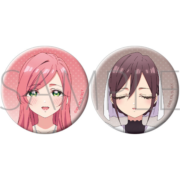 (Goods - Badge) The 100 Girlfriends Who Really, Really, Really, Really, REALLY Love You Season 2 Button Badge Set Hahari,Mei