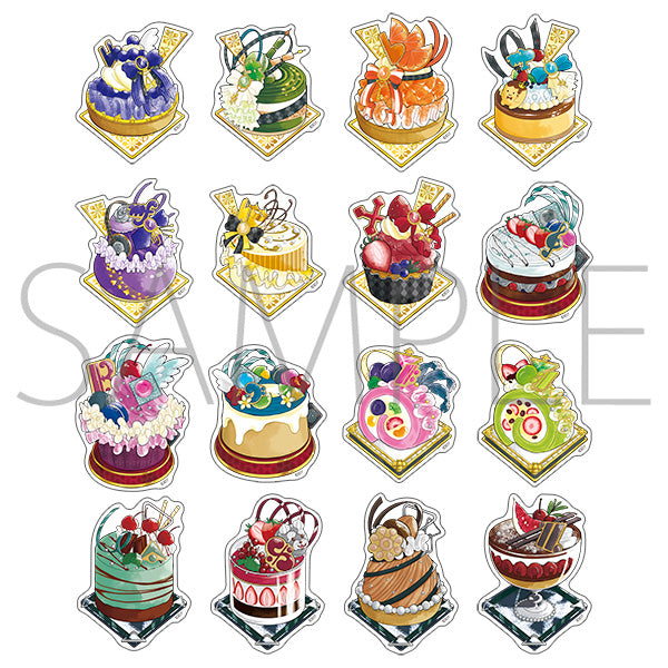 (1BOX=16)(Goods - Sticker) IDOLiSH7 Peta Collection (Cake Ver.)