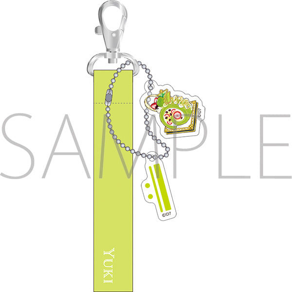 (Goods - Key Chain) IDOLiSH7 Strap Key Chain Yuki (Cake Ver.)