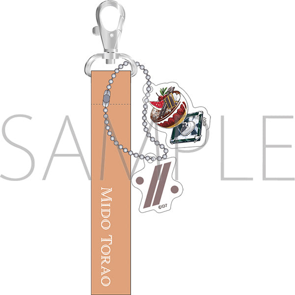 (Goods - Key Chain) IDOLiSH7 Strap Key Chain Torao Mido (Cake Ver.)