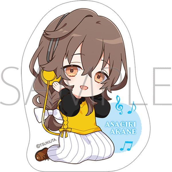 (Goods - Sticker) Tsukiuta. Die-cut Sticker Akane Asagiri