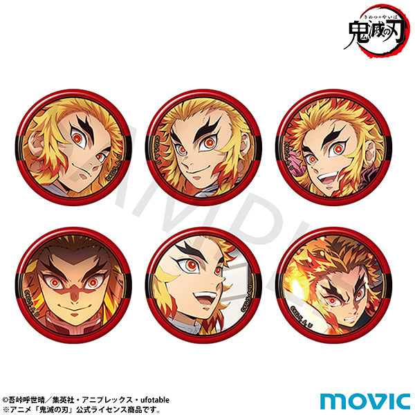 [※Blind](1BOX=6)(Goods - Badge) Demon Slayer: Kimetsu no Yaiba Oshi Taishi Badge Collection Kyojuro Rengoku