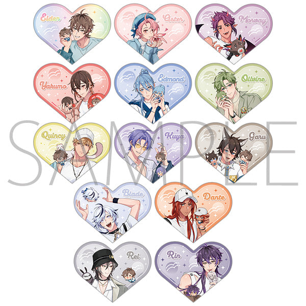 (1BOX=13)(Goods - Art Board) NU: Carnival Heart-Shaped Mini Art Board Collection