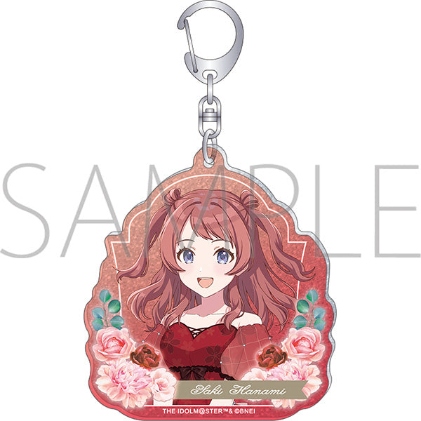 (Goods - Key Chain) Gakuen iDOLM@STER Glitter Acrylic Key Chain Saki Hanami