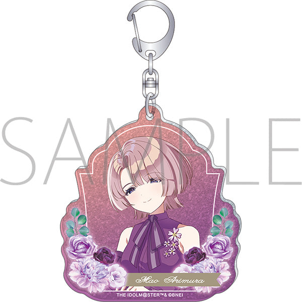 (Goods - Key Chain) Gakuen iDOLM@STER Glitter Acrylic Key Chain Mao Arimura