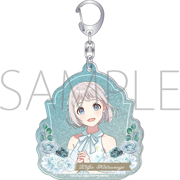 (Goods - Key Chain) Gakuen iDOLM@STER Glitter Acrylic Key Chain Lilja Katsuragi