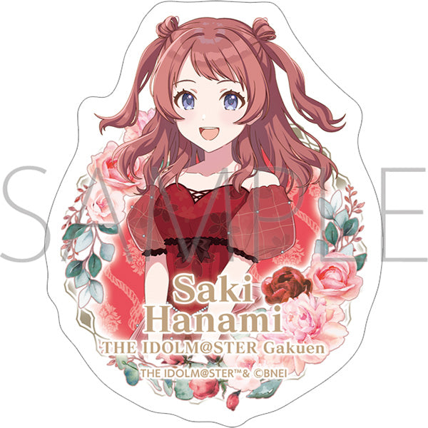 (Goods - Sticker) Gakuen iDOLM@STER Sticker Saki Hanami