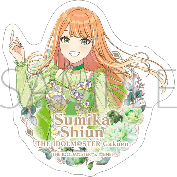 (Goods - Sticker) Gakuen iDOLM@STER Sticker Sumika Shiun