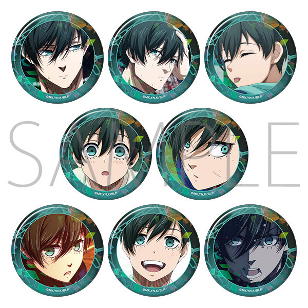 (1BOX=8)(Goods - Badge) Blue Lock Season 2 Oshi Chara Badge Collection Rin Itoshi