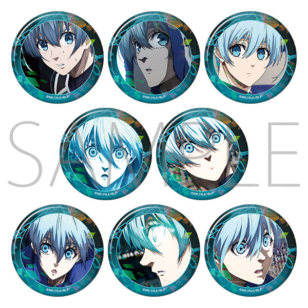 (1BOX=8)(Goods - Badge) Blue Lock Season 2 Oshi Chara Badge Collection You Hiori