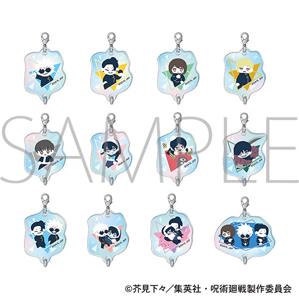 (1BOX=12) (Goods - Charm) Jujutsu Kaisen Season 2 Connectable Acrylic Charm Collection (Hidden Inventory / Premature Death) Yuru Palette