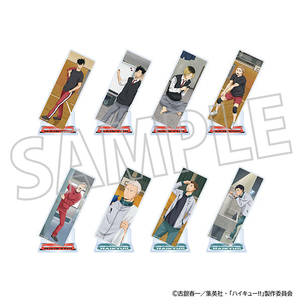 (1BOX=8) (Goods - Acrylic Stand) Haikyu!! Acrylic Stand Collection Nekoma High, Date Tech