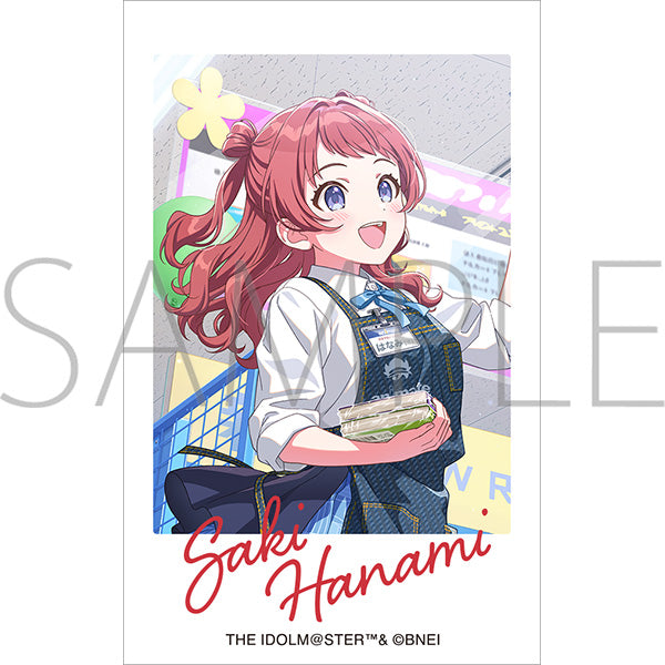 (Goods - Bromide) Gakuen iDOLM@STER Bromide & Bromide Holder Set Saki Hanami A