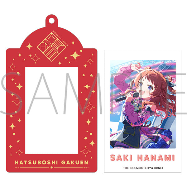 (Goods - Bromide) Gakuen iDOLM@STER Bromide & Bromide Holder Set Saki Hanami B