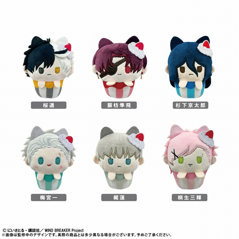 (1BOX=6)(Goods - Plush) WIND BREAKER Cupcake Tapinui