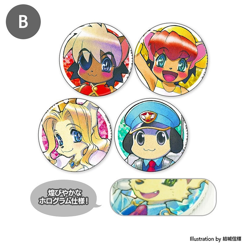 (Goods - Badge) Tail Concerto Character Button Badge Set of 4 B [After AGF2024]