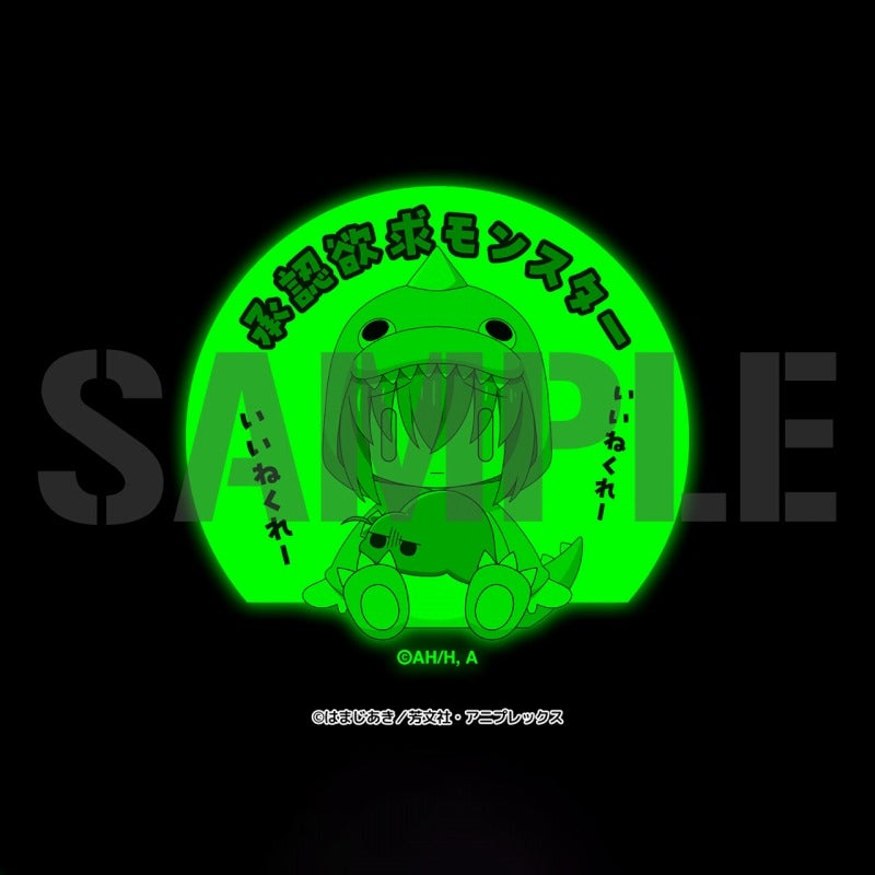 (Goods - Badge) Bocchi the Rock! Luminescent Button Badge Osuwari Attention-Seeking Monster