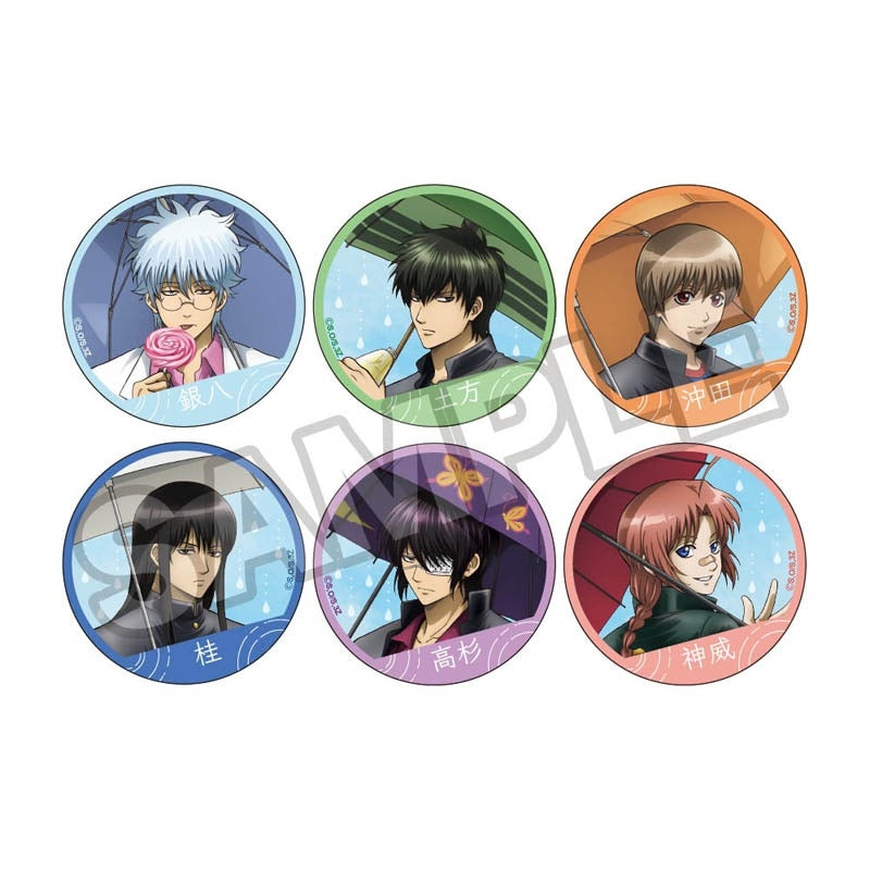 (1BOX=6)(Goods - Badge) 3-Z GINPACHI SENSEI Rainy Season Button Badge