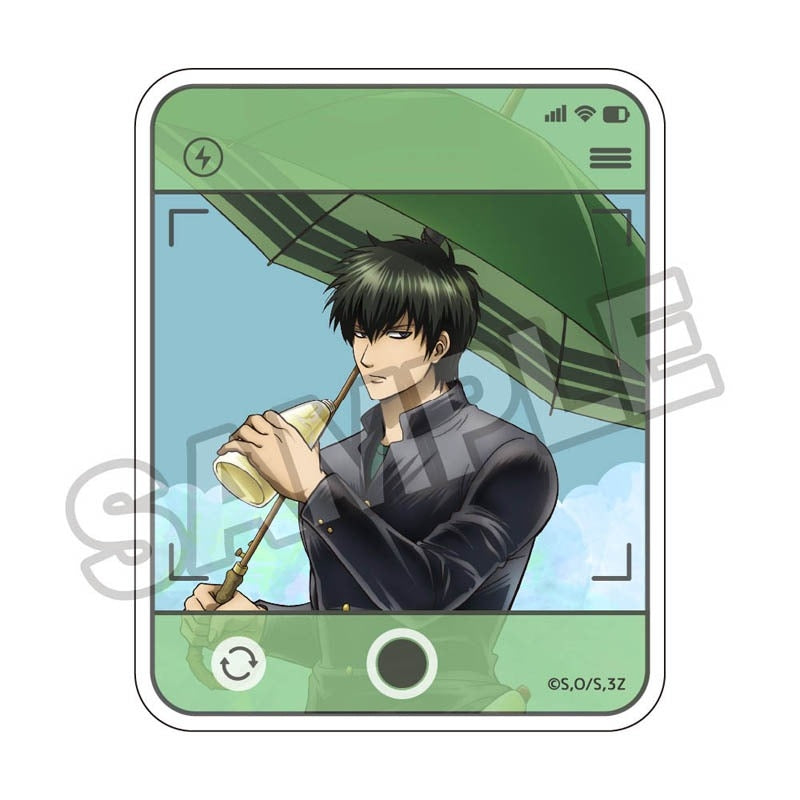 (Goods - Sticker) 3-Z GINPACHI SENSEI Rainy Season Die-cut Sticker Toshiro Hijikata