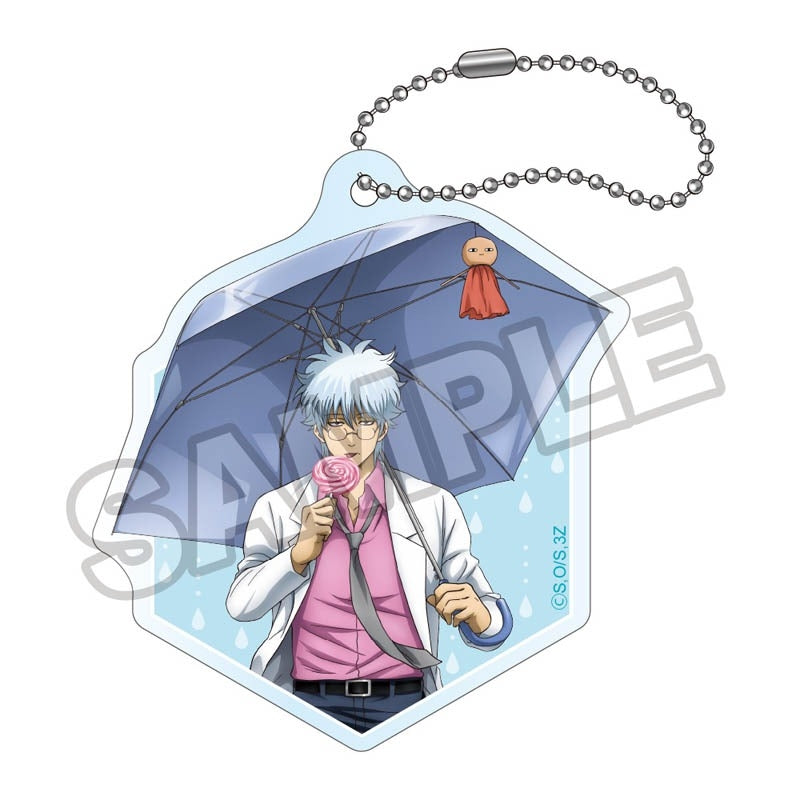 (Goods - Key Chain) 3-Z GINPACHI SENSEI Rainy Season Acrylic Key Chain Ginpachi Sakata