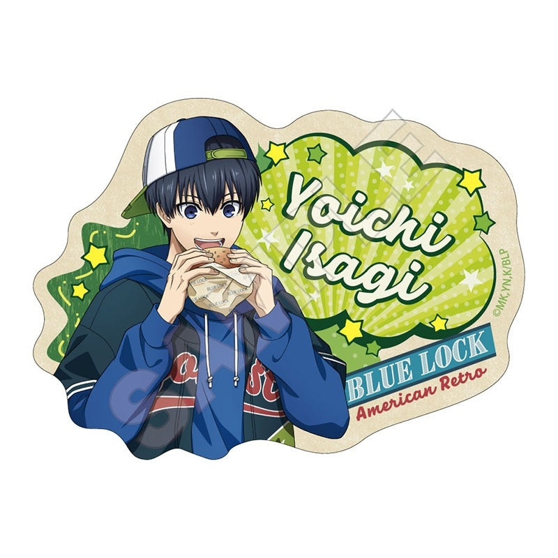 (Goods - Sticker) Blue Lock TV Anime American Retro Sticker Yoichi Isagi