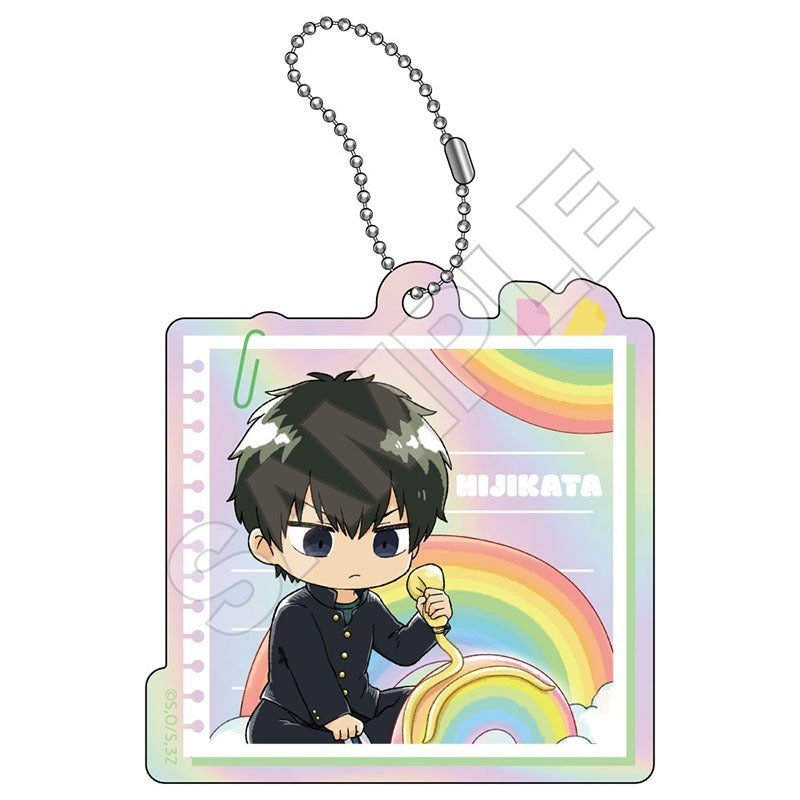 (Goods - Key Chain) 3-Z GINPACHI SENSEI Iridescent Rainbow Acrylic Key Chain Toshiro Hijikata