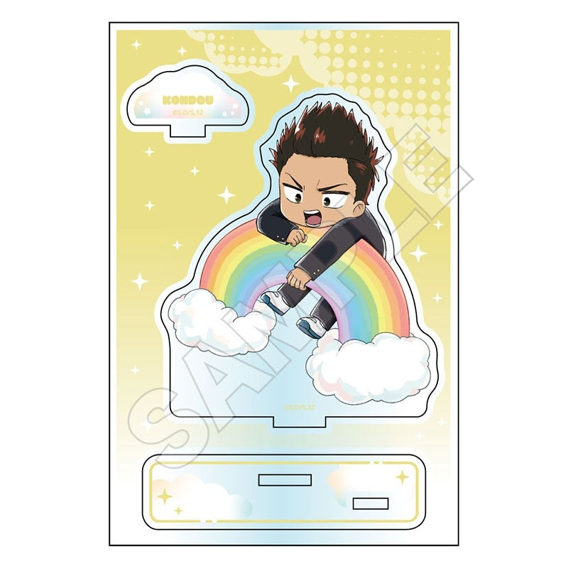 (Goods - Stand Pop) 3-Z GINPACHI SENSEI Rainbow Acrylic Stand Jr. Kondo Isao