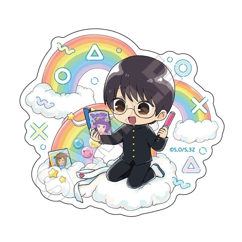 (Goods - Sticker) 3-Z GINPACHI SENSEI Rainbow Sticker Shinpachi Shimura