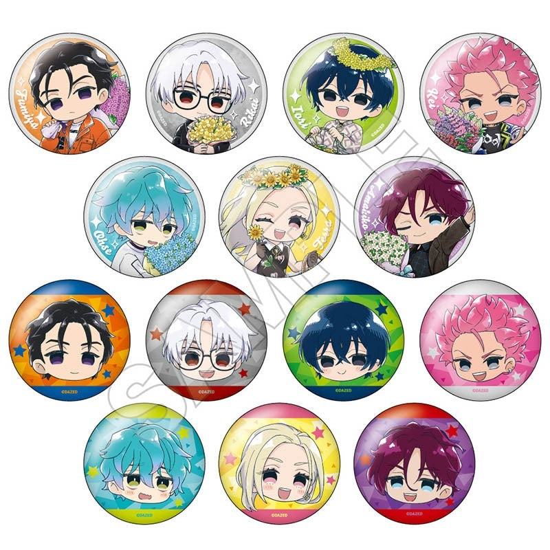 (1BOX=14)(Goods - Badge) Charisma Sketchu! Glitter Button Badge