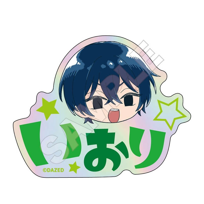 (Goods - Badge) Charisma Sketchu! Face Iridescent Name Badge Iori Motohashi