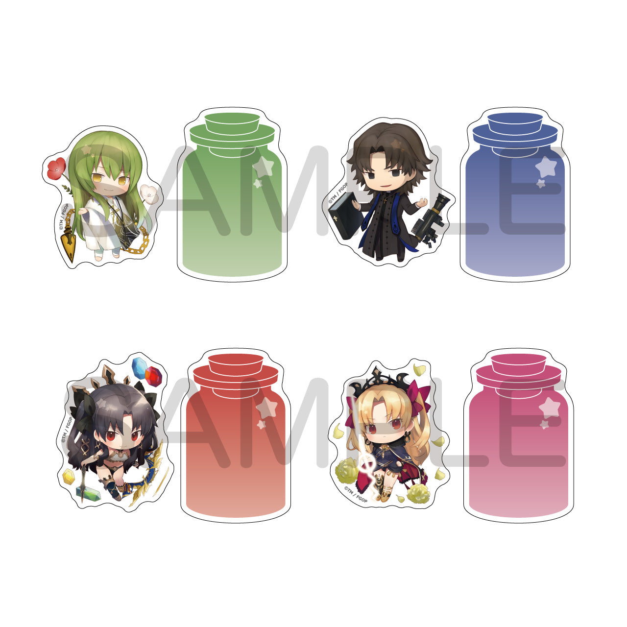 (1BOX=20)(Goods - Sticker) Fate/Grand Order Charatoria Sticker Set Vol.1