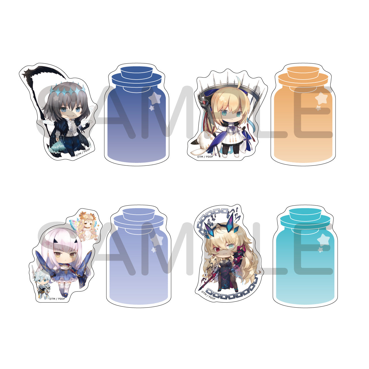 (1BOX=20)(Goods - Sticker) Fate/Grand Order Charatoria Sticker Set Vol.2