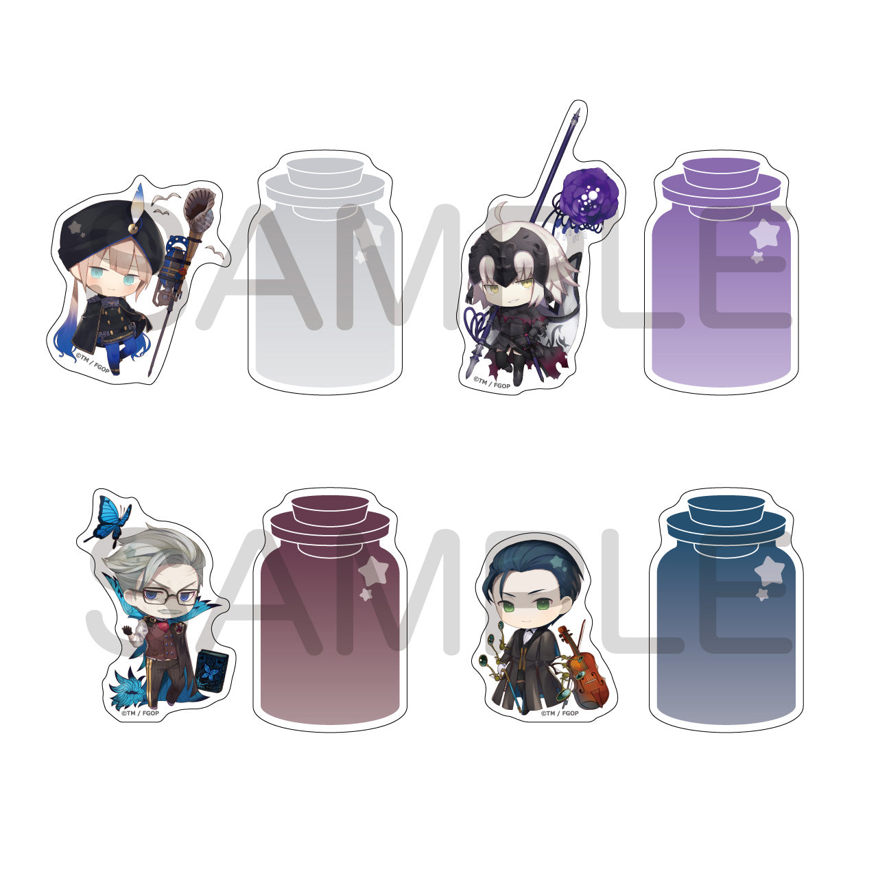 (1BOX=20)(Goods - Sticker) Fate/Grand Order Charatoria Sticker Set Vol.2