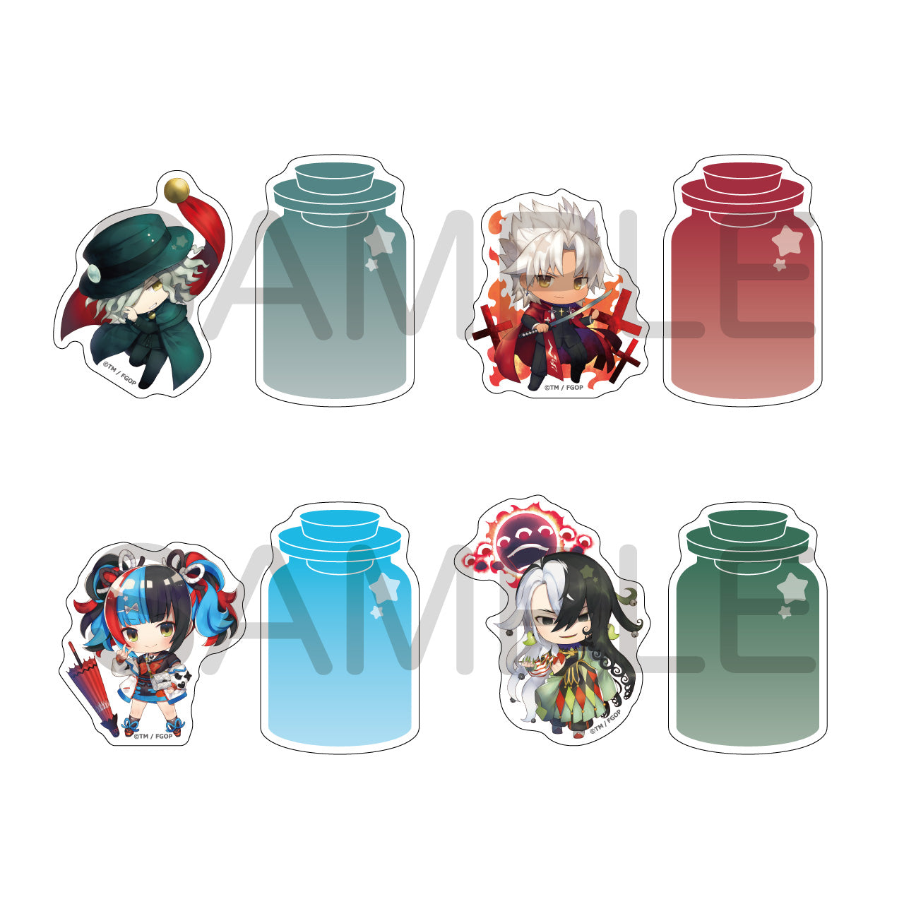 (1BOX=20)(Goods - Sticker) Fate/Grand Order Charatoria Sticker Set Vol.2