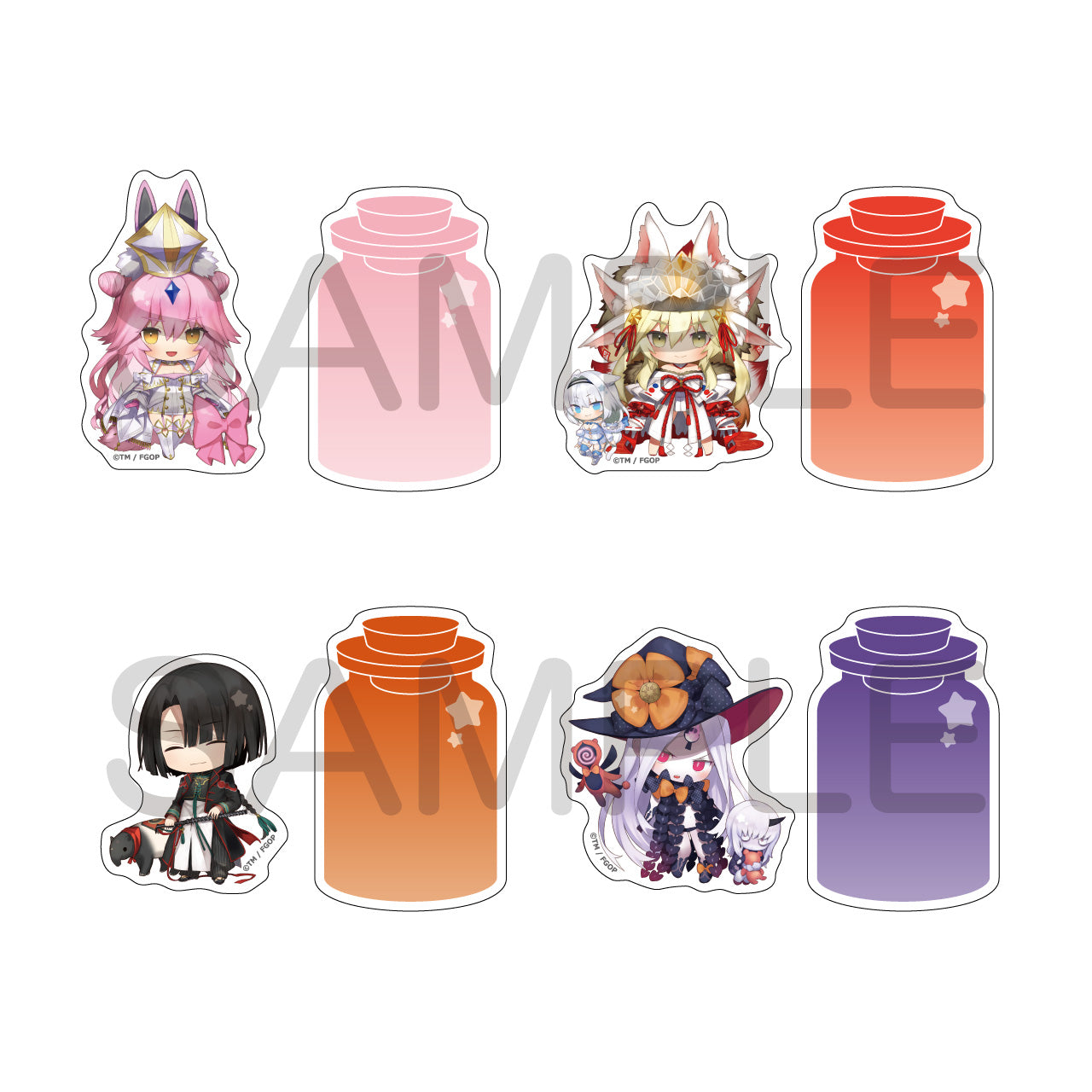 (1BOX=20)(Goods - Sticker) Fate/Grand Order Charatoria Sticker Set Vol.2