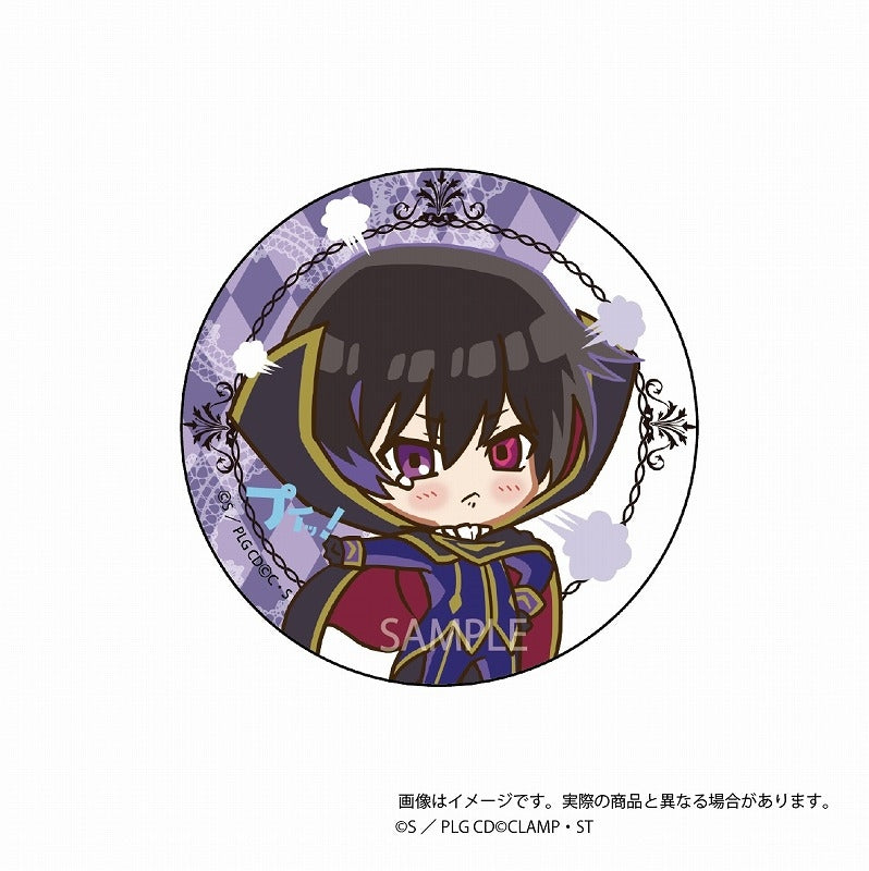 (1BOX=8)(Goods - Badge) CODE GEASS Lelouch of the Rebellion Pouty Button Badge Collection