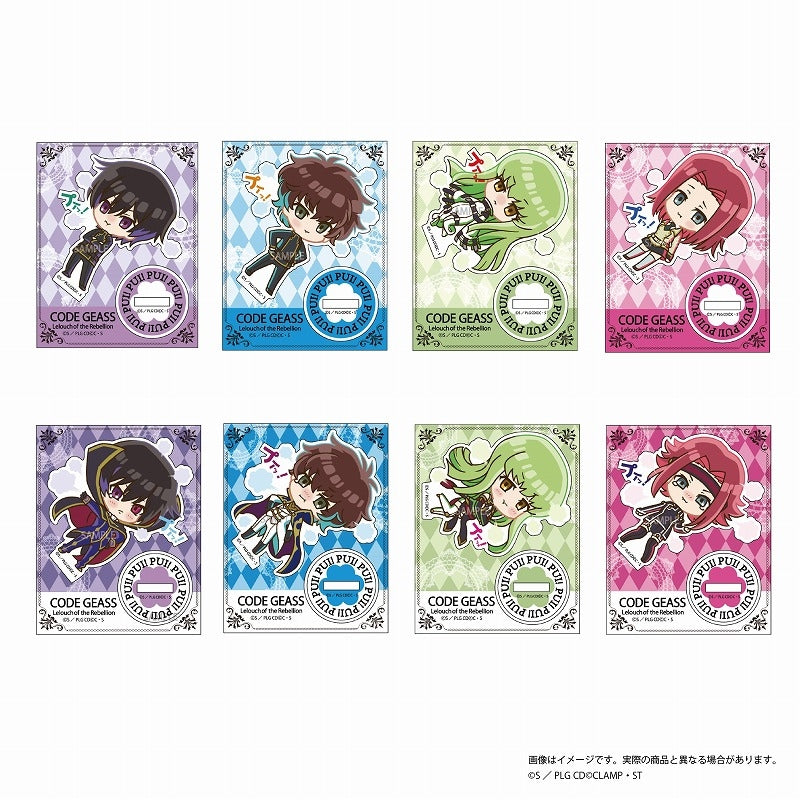 (1BOX=8)(Goods - Stand Pop) CODE GEASS Lelouch of the Rebellion Pouty Acrylic Stand Collection