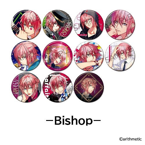 [※Blind](Goods - Badge) DYNAMIC CHORD 10th ANNIVERSARY Button Badge - Bishop - [After AGF2024]