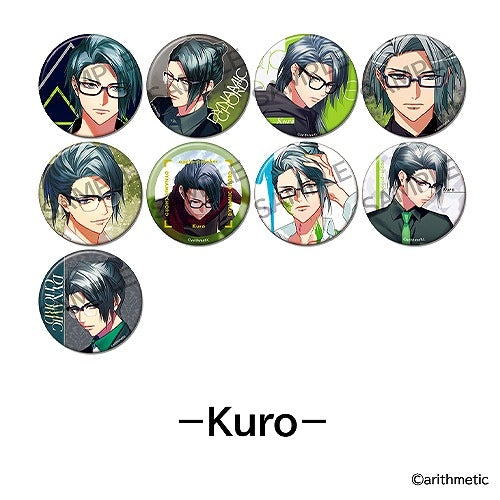 [※Blind](Goods - Badge) DYNAMIC CHORD 10th ANNIVERSARY Button Badge - Kuro - [After AGF2024]