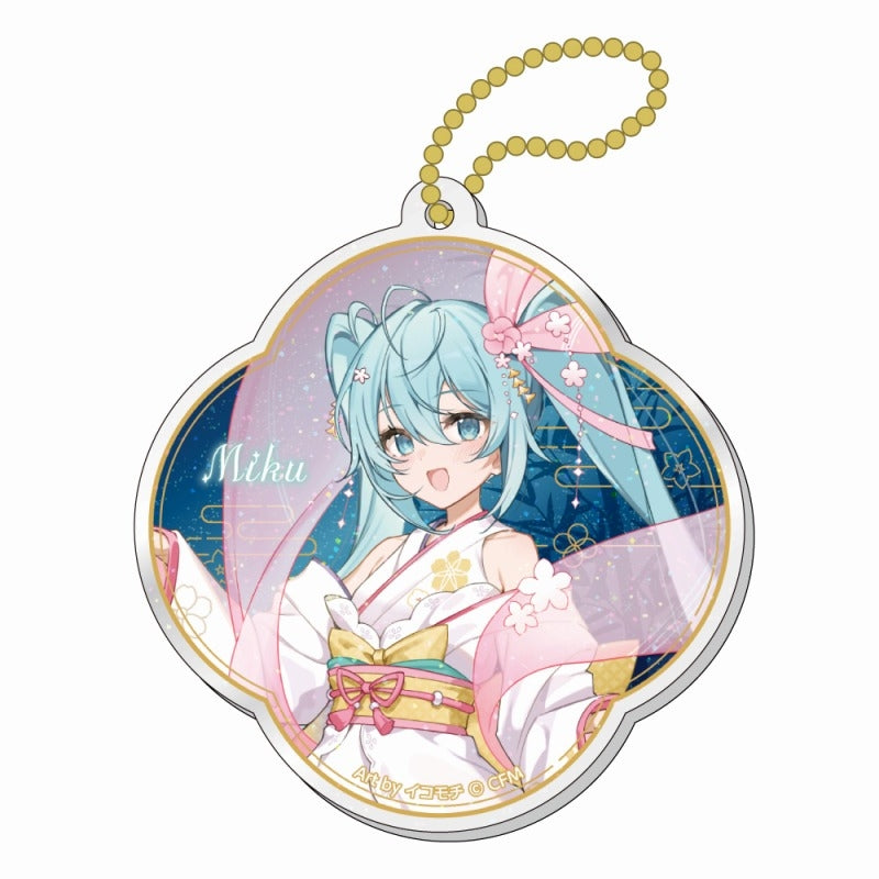 (Goods - Key Chain) Hatsune Miku Akihabara Festival 2024 Glitter Acrylic Key Chain Tanabata ver./Hatsune Miku