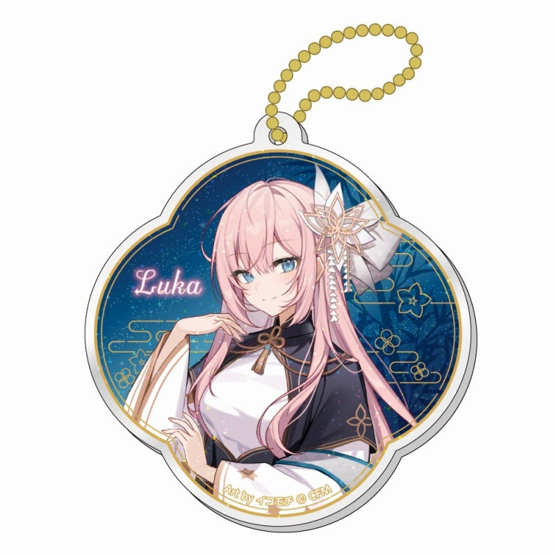 (Goods - Key Chain) Hatsune Miku Akihabara Festival 2024 Glitter Acrylic Key Chain Tanabata ver./Megurine Luka